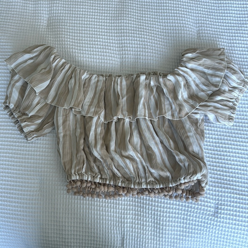 Lovers + Friends off the shoulder top